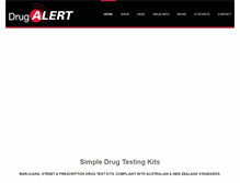 Tablet Screenshot of drugalert.com.au
